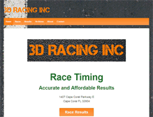 Tablet Screenshot of 3dracinginc.com